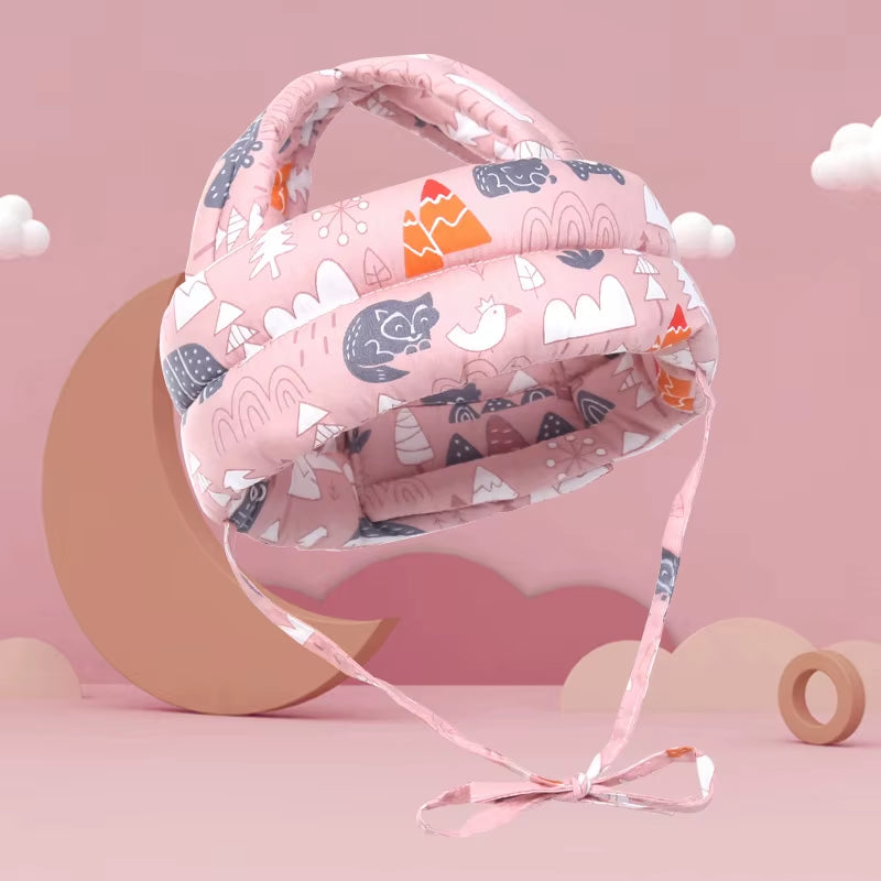 Baby Head Protection Adjustable Soft Safetybaby Helmet Walk Safety Headguard360°Protection