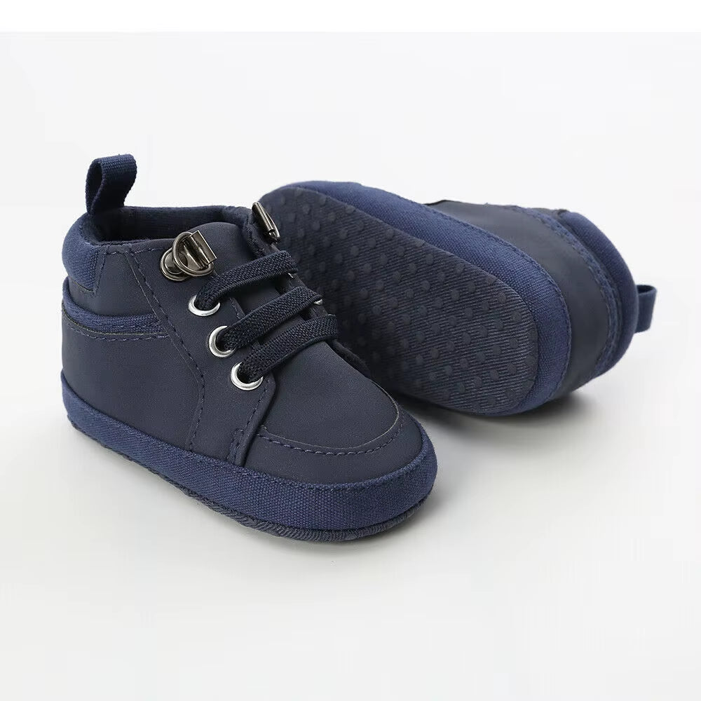 2019 Baby First Walkers 0-18M Baby Shoes Boy Girl Newborn Soft Soles Leather Crib Soft Sole Shoes PVC Sneaker