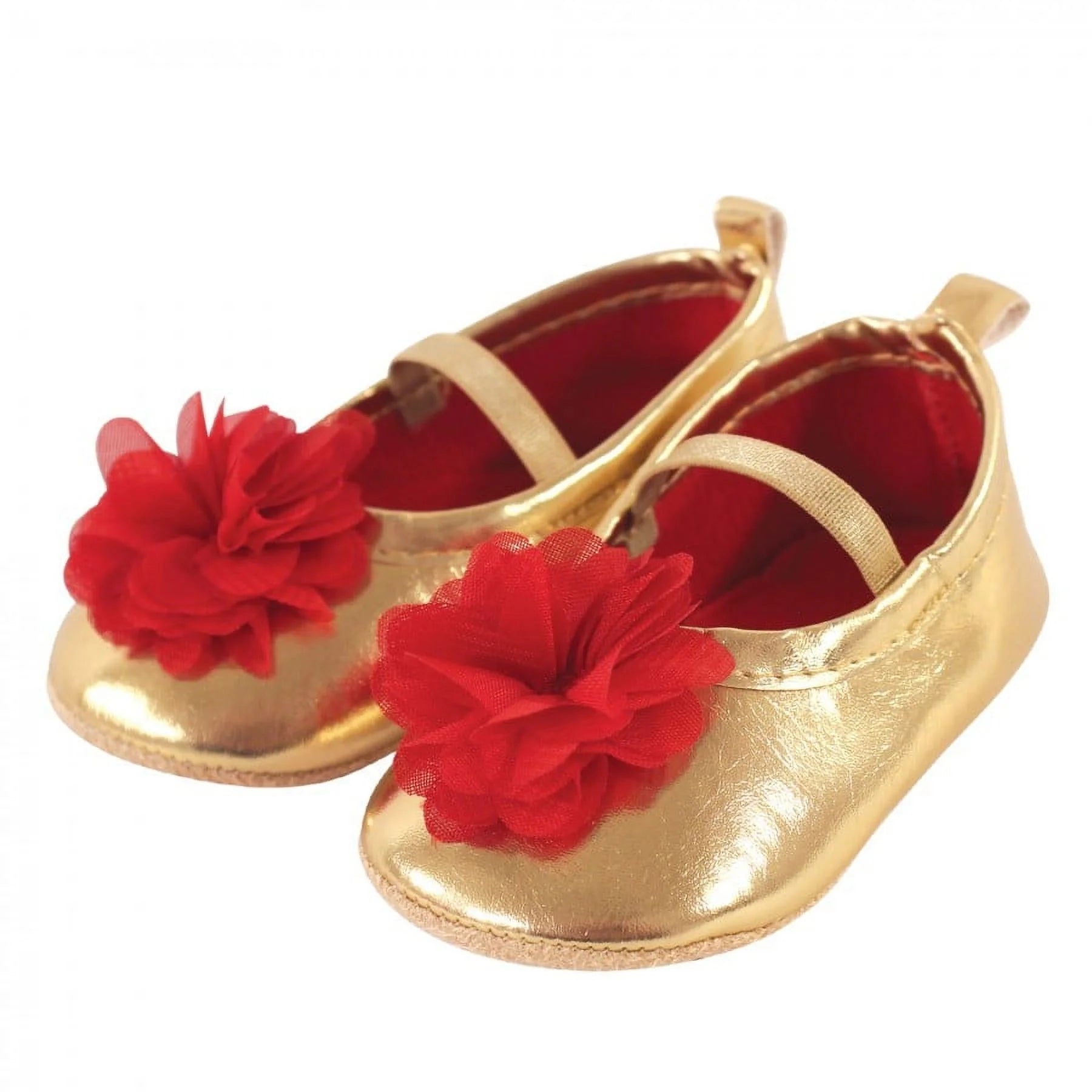 Infant Girl Cotton Bodysuit, Pant and Shoe 3Pc Set, Magical Christmas, 0-3 Months