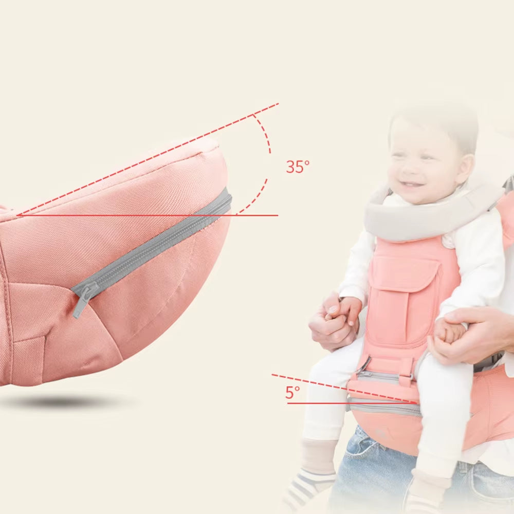 Ergonomic Baby Carrier Infant Kid Baby Sling Front Facing Kangaroo Baby Wrap Carrier for Baby Travel 0-24 Months