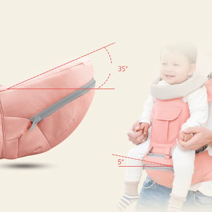 Ergonomic Baby Carrier Infant Kid Baby Sling Front Facing Kangaroo Baby Wrap Carrier for Baby Travel 0-24 Months