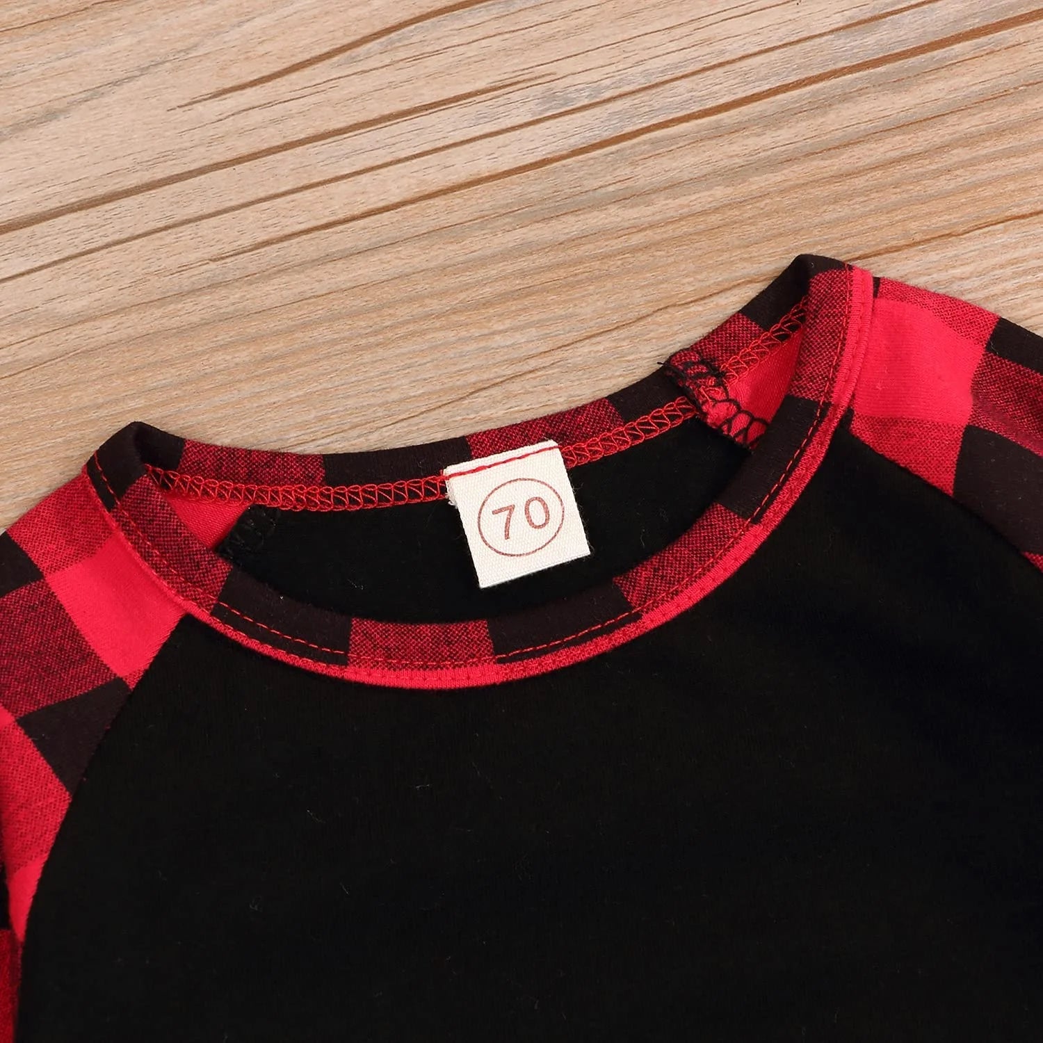 Baby Gown Newborn Cotton Nightgown Long Sleeve Stripe Baby Sleeping Bags Baby Boy Girl My First Christmas Coming Home Outfits Set (Black,0-6M)