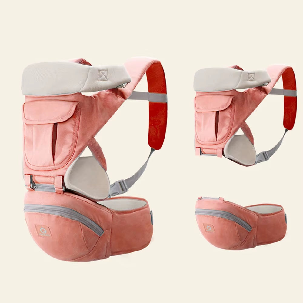Ergonomic Baby Carrier Infant Kid Baby Sling Front Facing Kangaroo Baby Wrap Carrier for Baby Travel 0-24 Months