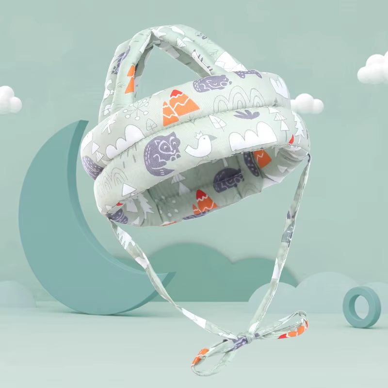 Baby Head Protection Adjustable Soft Safetybaby Helmet Walk Safety Headguard360°Protection