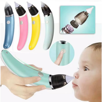 MAMIJOY Electric Baby Nasal Aspirator Electric Nose Cleaner Sniffling Equipment Safe Hygienic Nose Snot Cleaner for Newborns
