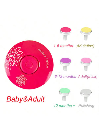 Baby Electric Nail Clippers, Children'S Nail Polishing Tools, Baby Manicure Scissors, Baby Hygiene Kits, Newborn Nail Clippers