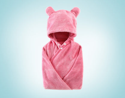 Cotton Baby Care Hooded Bath Towel