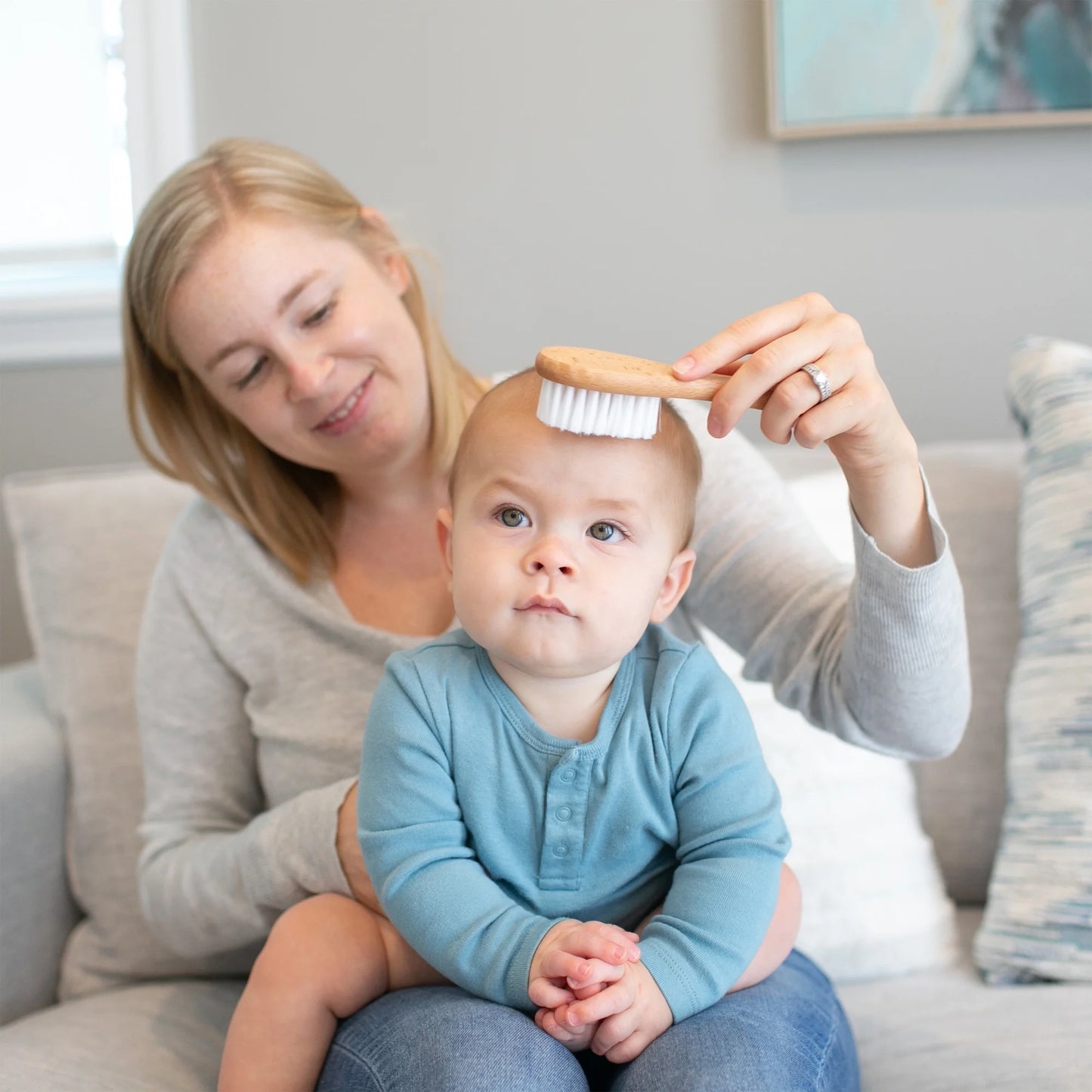 Baby Care Essentials with Nail Scissors/Case, Nasal Aspirator, Brush and Comb, 0 Months +, Kit