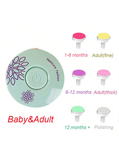 Baby Electric Nail Clippers, Children'S Nail Polishing Tools, Baby Manicure Scissors, Baby Hygiene Kits, Newborn Nail Clippers
