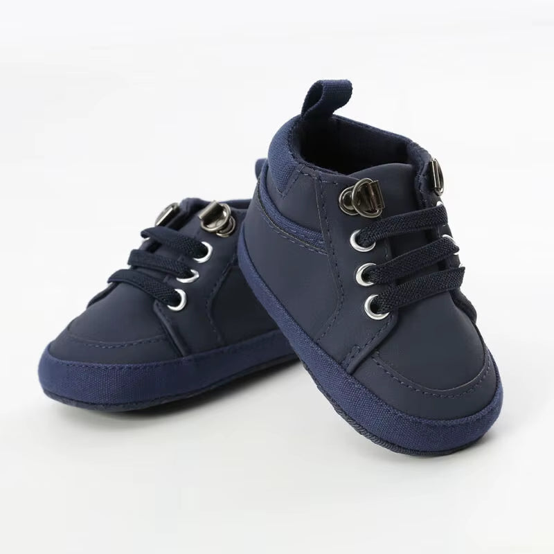 2019 Baby First Walkers 0-18M Baby Shoes Boy Girl Newborn Soft Soles Leather Crib Soft Sole Shoes PVC Sneaker