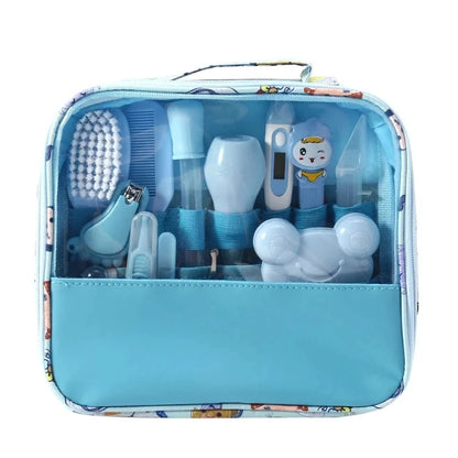 13PCS Baby Grooming Kits,First Aid Kits,Baby Care Kits,Baby Brushes,Nail Clippers,Nose Cleaners and Other Beauty Kits