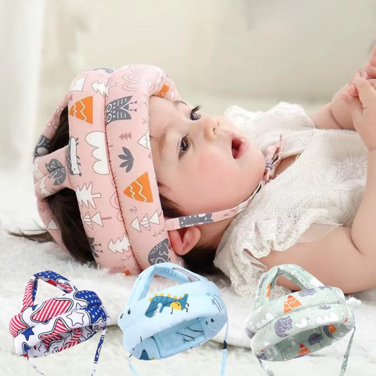 Baby Head Protection Adjustable Soft Safetybaby Helmet Walk Safety Headguard360°Protection