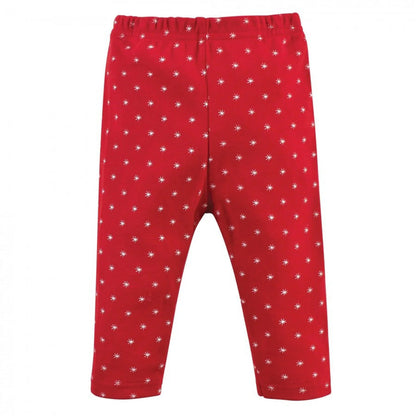 Infant Girl Cotton Bodysuit, Pant and Shoe 3Pc Set, Magical Christmas, 0-3 Months