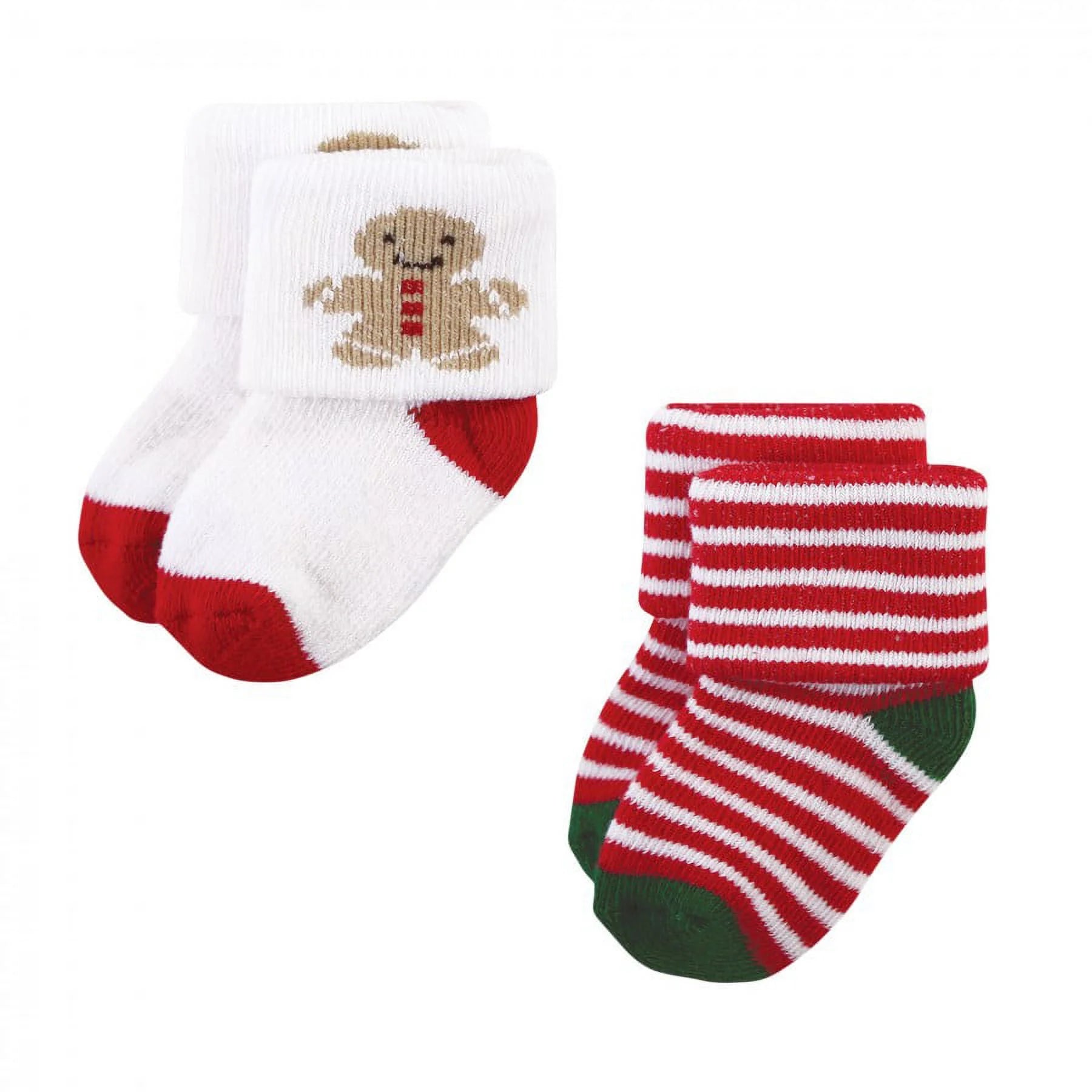 Unisex Baby Cotton Rich Newborn and Terry Socks, 12 Days of Christmas, 0-6 Months