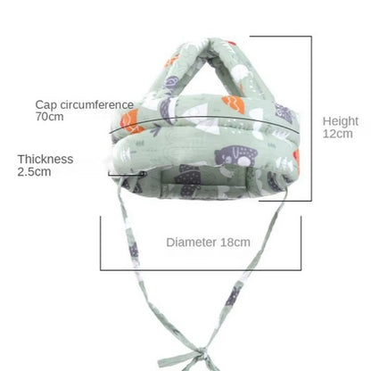 Baby Head Protection Adjustable Soft Safetybaby Helmet Walk Safety Headguard360°Protection