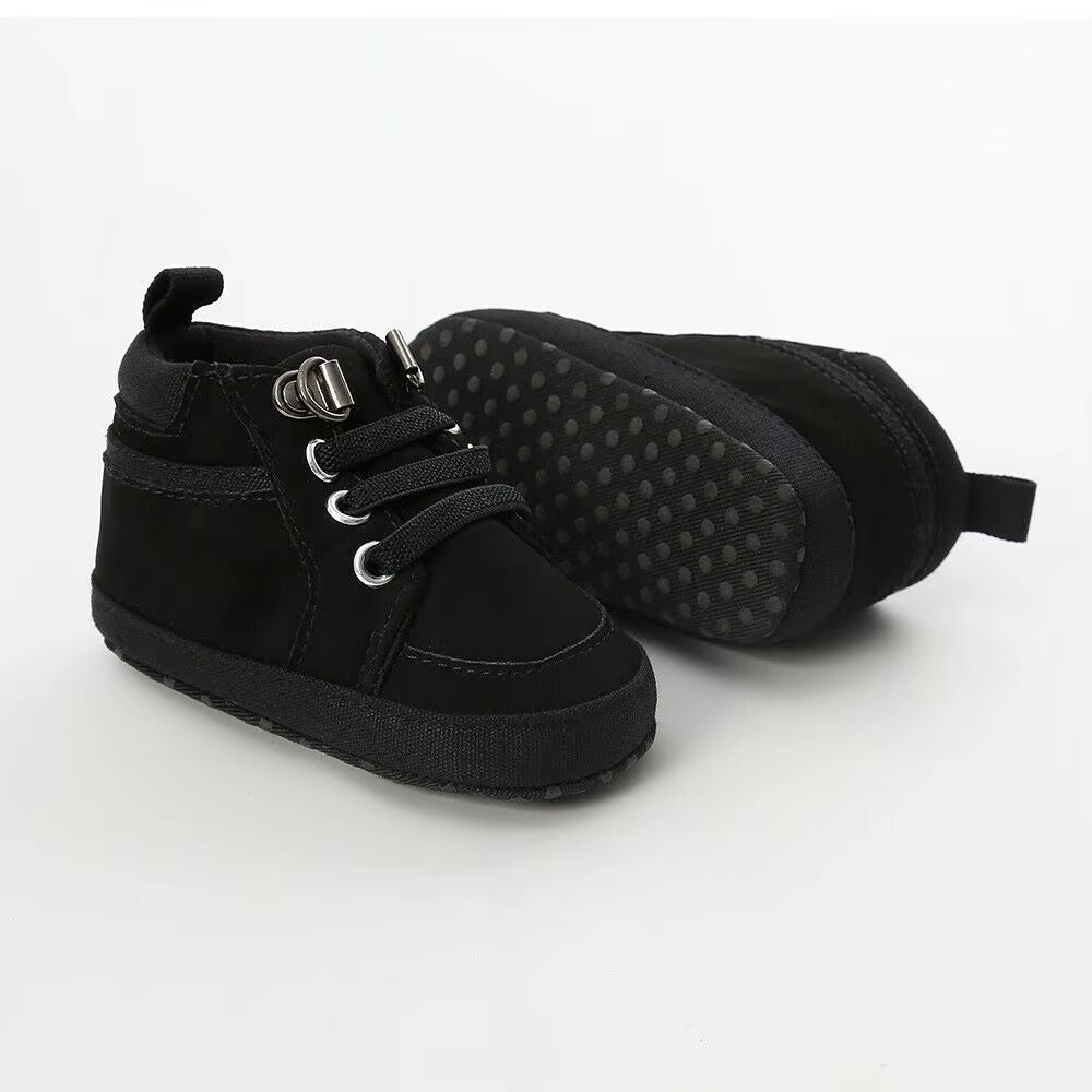 2019 Baby First Walkers 0-18M Baby Shoes Boy Girl Newborn Soft Soles Leather Crib Soft Sole Shoes PVC Sneaker