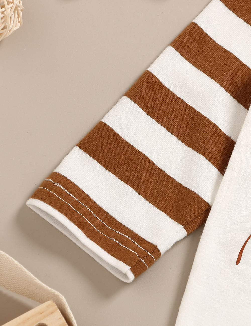 Thanksgiving Baby Boy Outfit Everyone Thankful for Me Romper Stripe Hoodie Jumpsuit Newborn Thanksgiving Outfit Boy