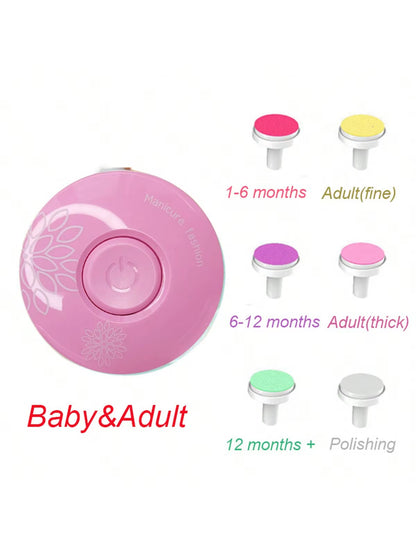 Baby Electric Nail Clippers, Children'S Nail Polishing Tools, Baby Manicure Scissors, Baby Hygiene Kits, Newborn Nail Clippers